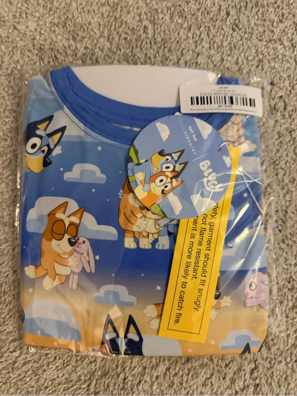 Little Sleepies Disney Bluey Sleepytime Pajama Set